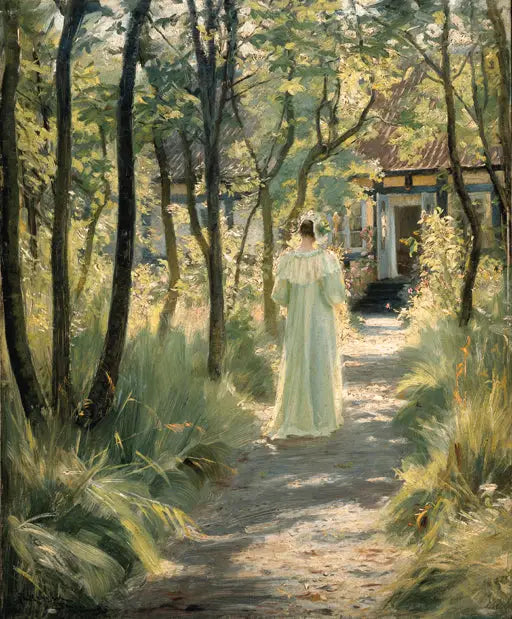 Marie dans le jardin - Peder Severin Krøyer - Alpha Reproduction