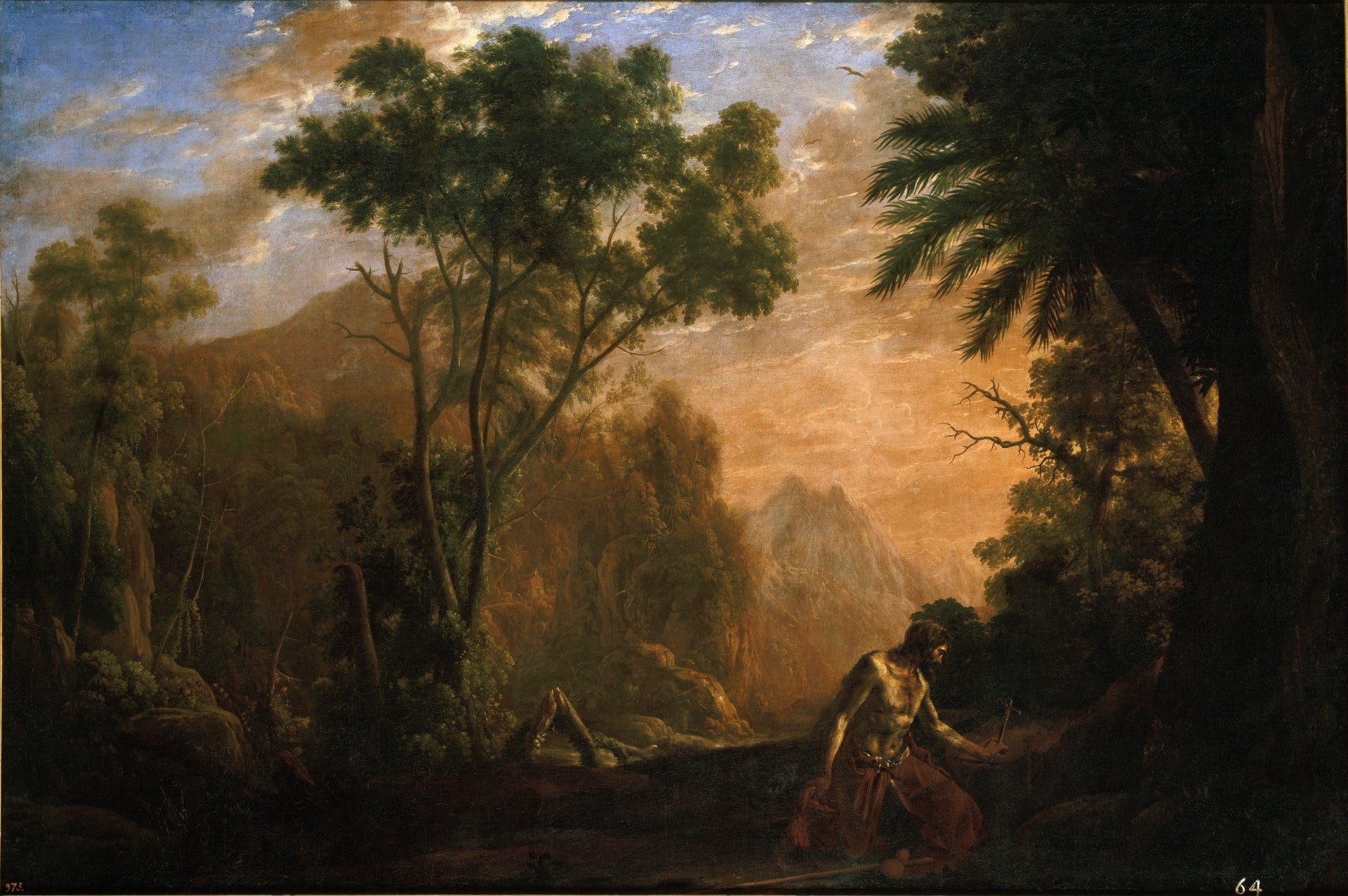 Paysage avec saint Onuphre - Claude Lorrain