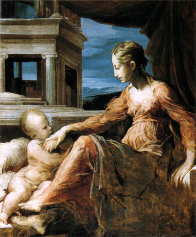 Madone avec l’enfant - Parmigianino - Alpha Reproduction