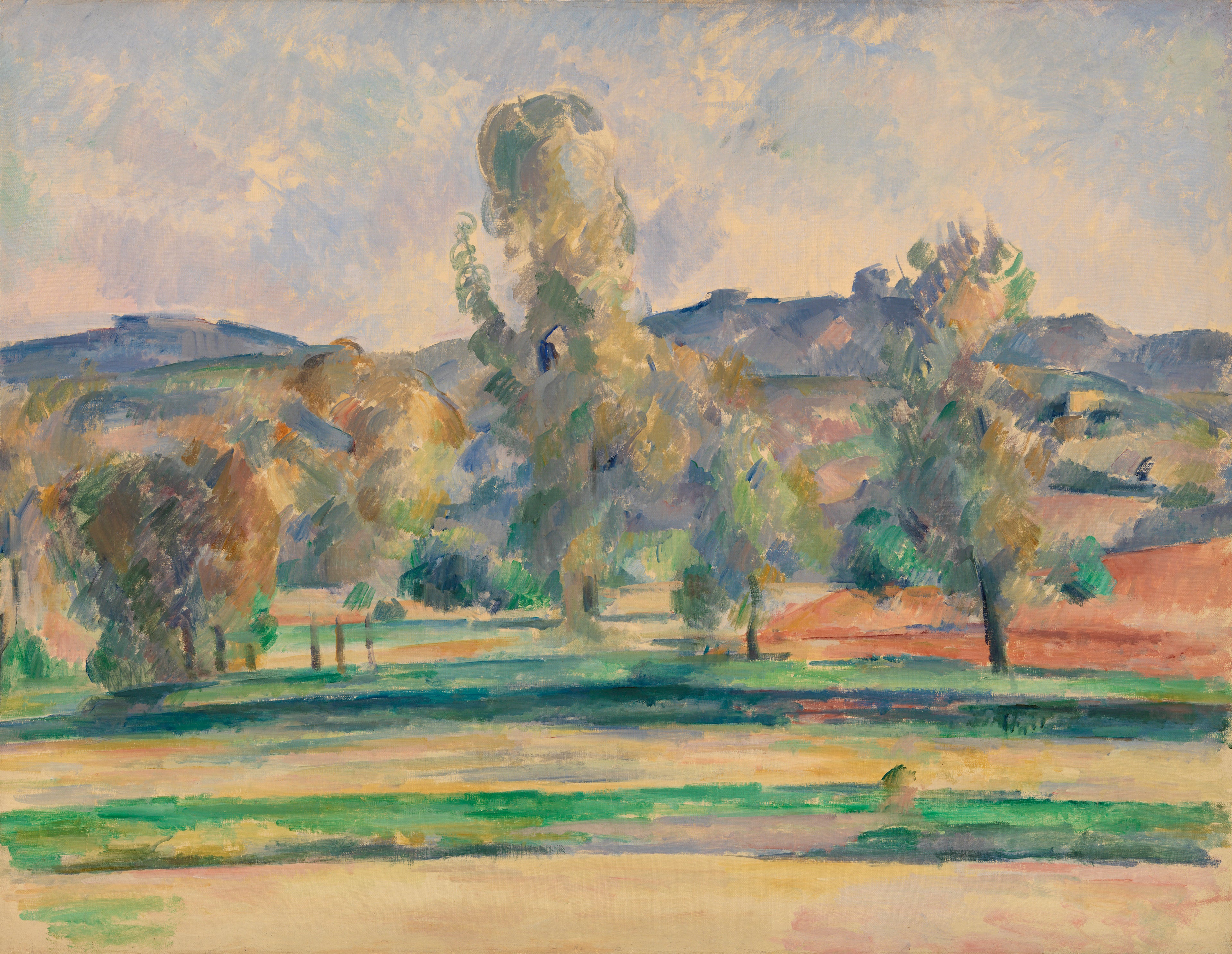 Reproduction du tableau « Paysage d'automne - Paul Cézanne » par Alpha Reproduction en peinture à l’huile