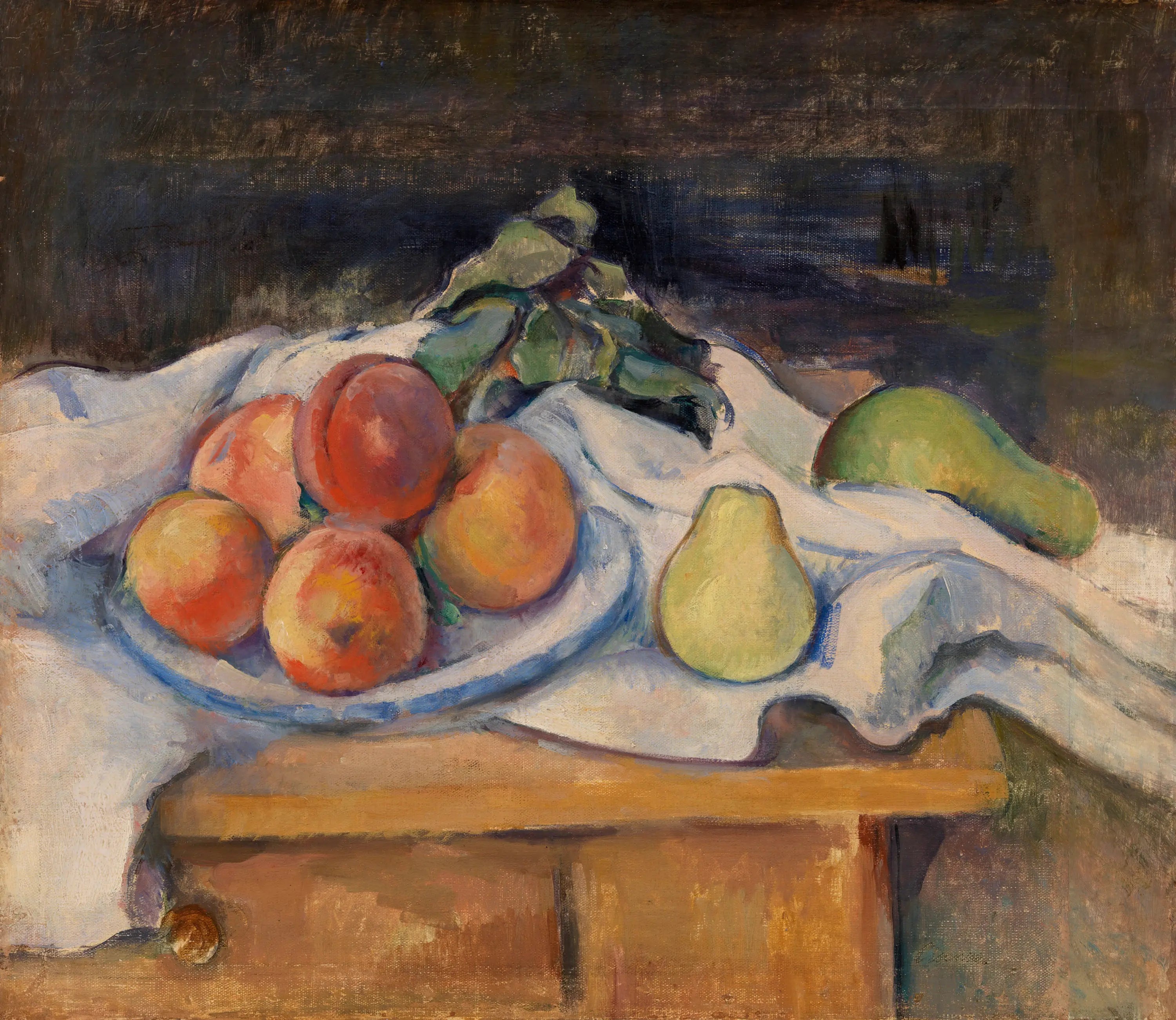 Reproduction du tableau « Fruits sur la table - Paul Cézanne » par Alpha Reproduction en peinture à l’huile