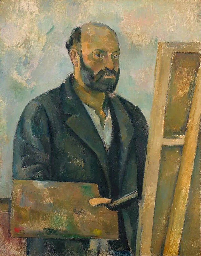 팔레트와 함께한 자화상 - Paul Cézanne