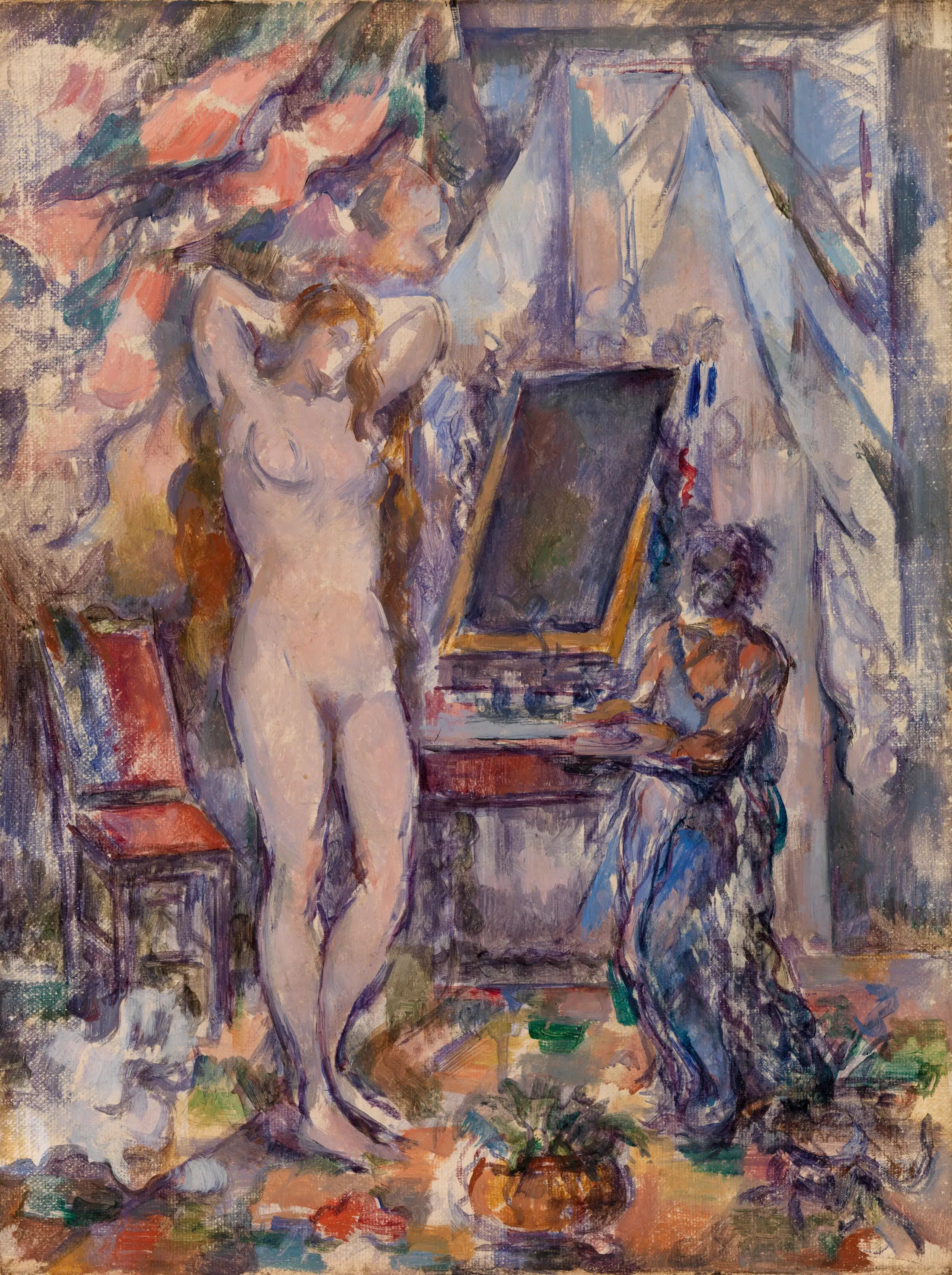 Reproduction du tableau « La Toilette - Paul Cézanne » par Alpha Reproduction en peinture à l’huile
