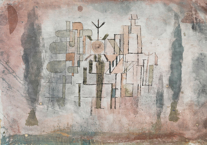 Monument in a Cemetery - Paul Klee
