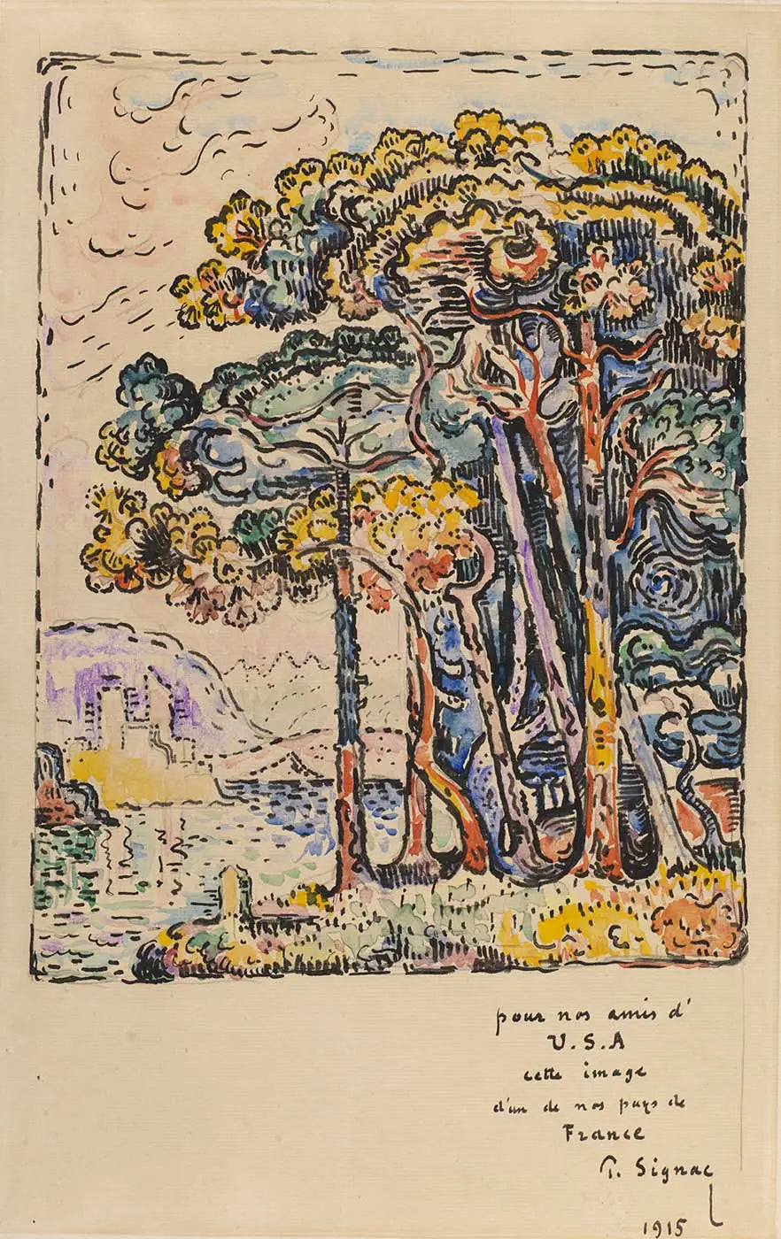 Reproduction du tableau « Paysage - Paul Signac » par Alpha Reproduction en peinture à l’huile