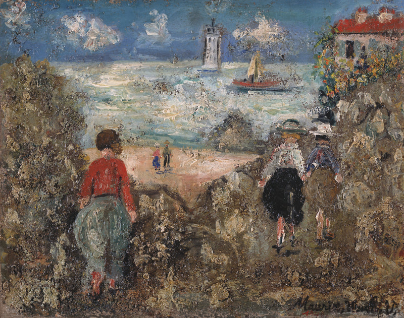 Paysage marin (1940) - Maurice Utrillo