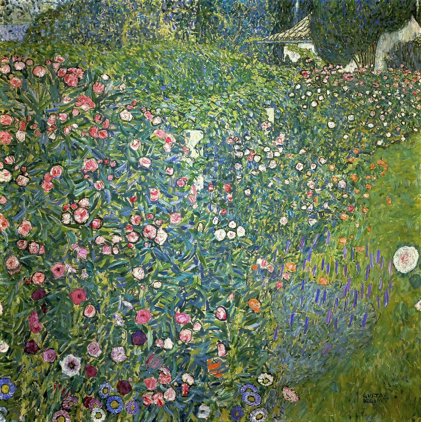 🌸🌿 이탈리아 정원 풍경 – 구스타프 클림트 (1913년경)