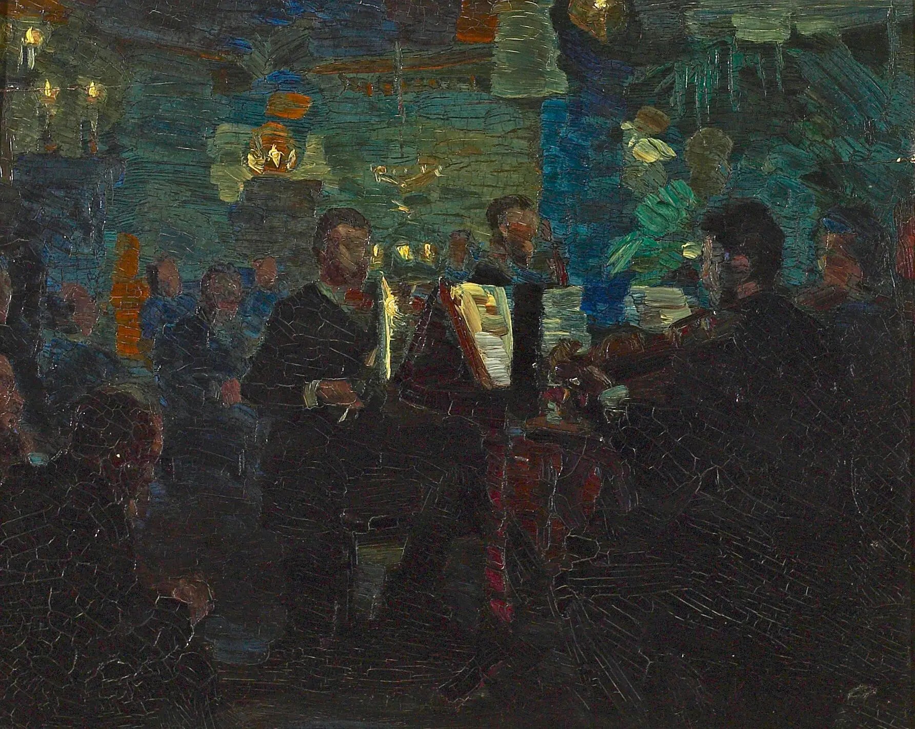Le Quatuor Neruda. Étude. - Peder Severin Krøyer - Alpha Reproduction