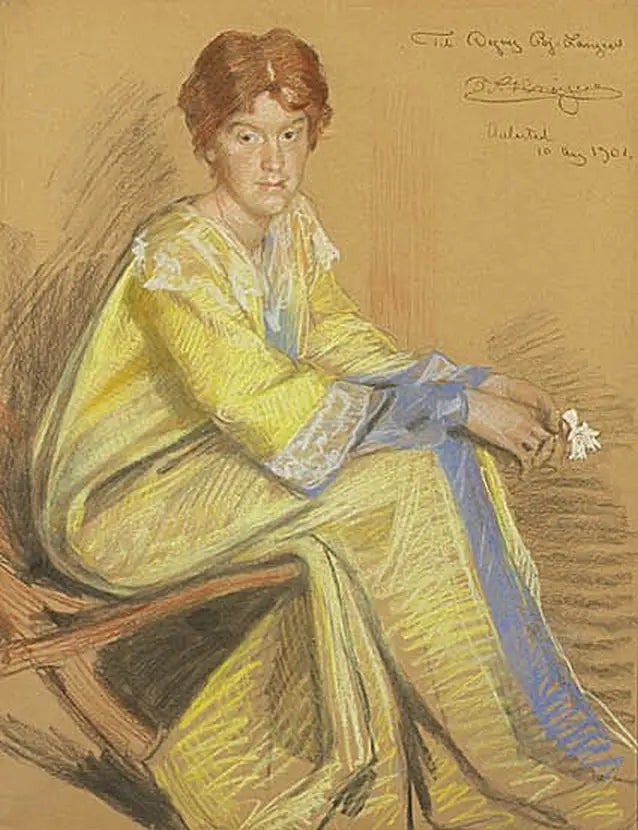Portrait de Dagny Bjørnson Langen. - Peder Severin Krøyer - Alpha Reproduction