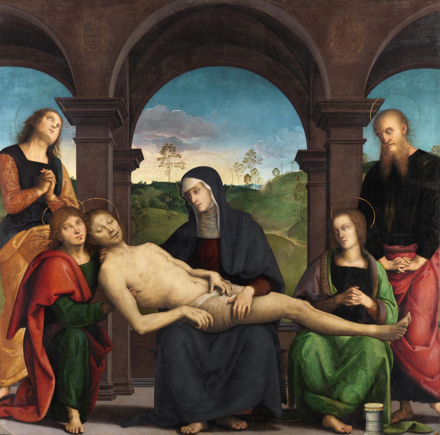 La Lamentation sur le Christ mort - Pietro Perugino