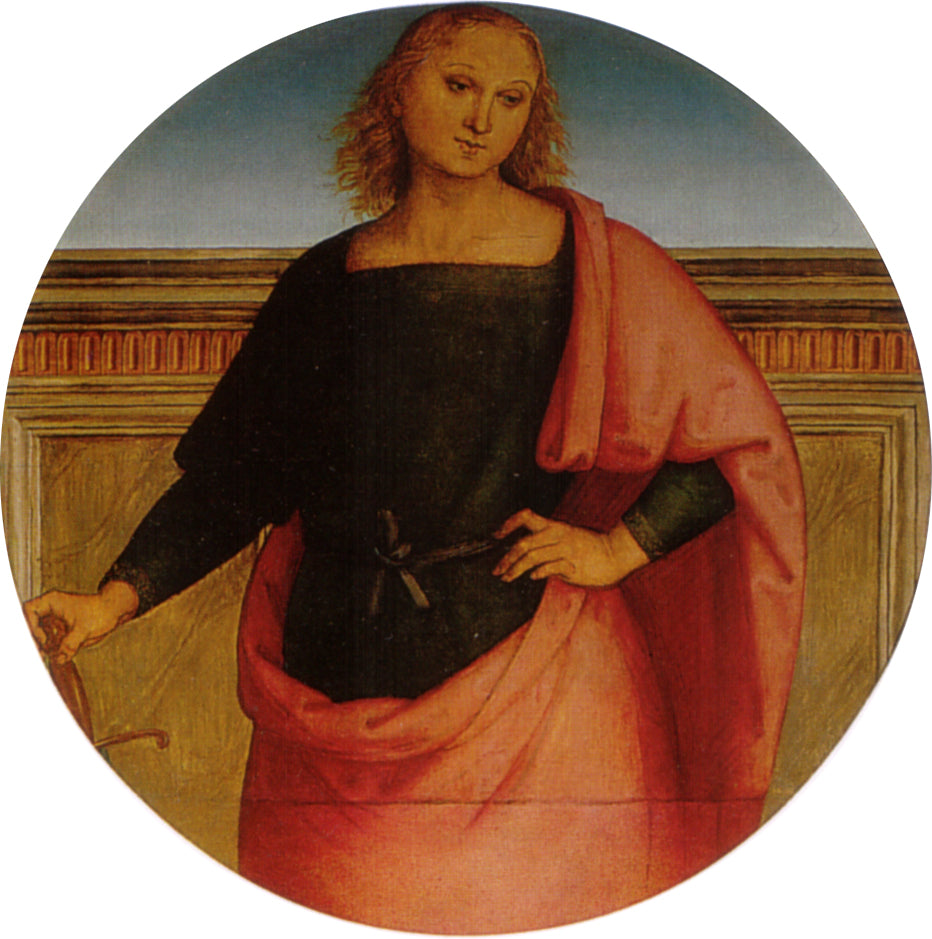 Jeune saint avec une épée - Pietro Perugino