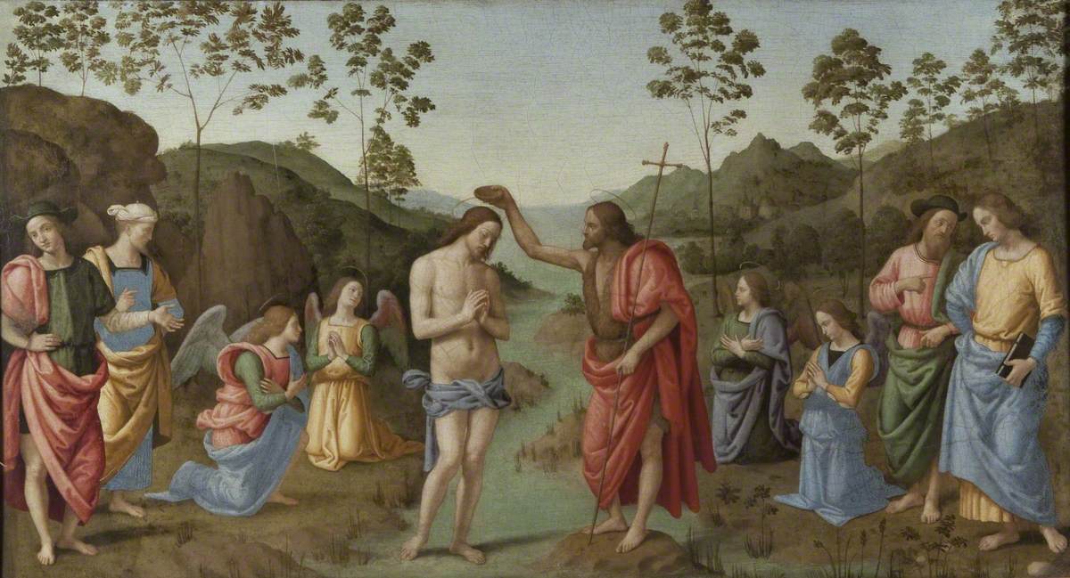 Le baptême du Christ - Pietro Perugino