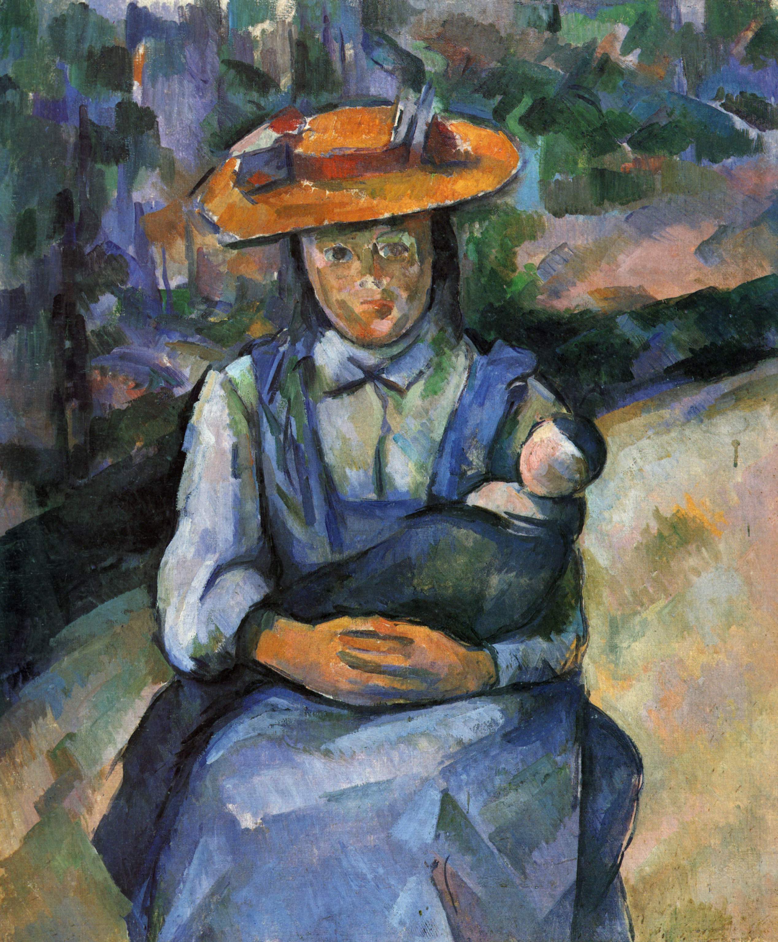 Reproduction du tableau « Fillette à la poupée - Paul Cézanne » par Alpha Reproduction en peinture à l’huile