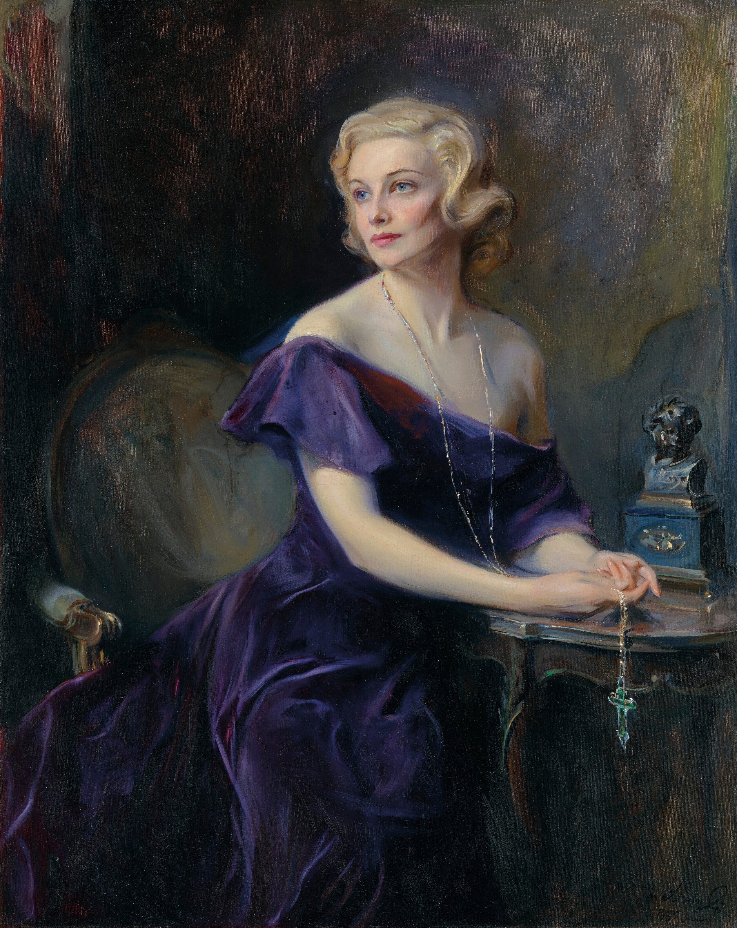 Portrait de Mme Philip Astley, née Madeleine Carroll - Philip de László