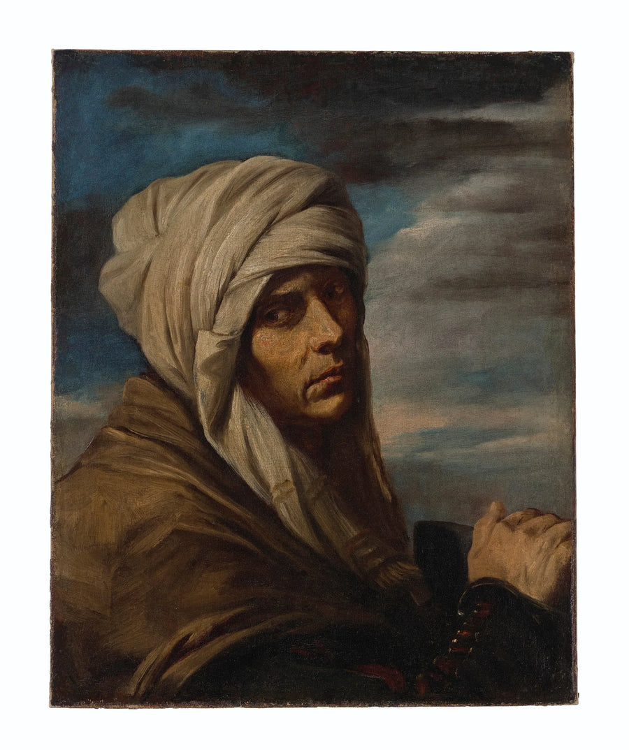 Un homme portant un turban - Pier Francesco Mola