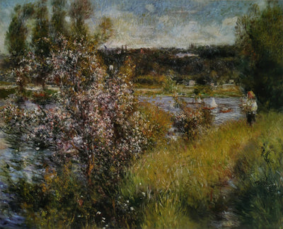 Reproduction du tableau « La Seine à Chatou - Pierre-Auguste Renoir » par Alpha Reproduction en peinture à l’huile