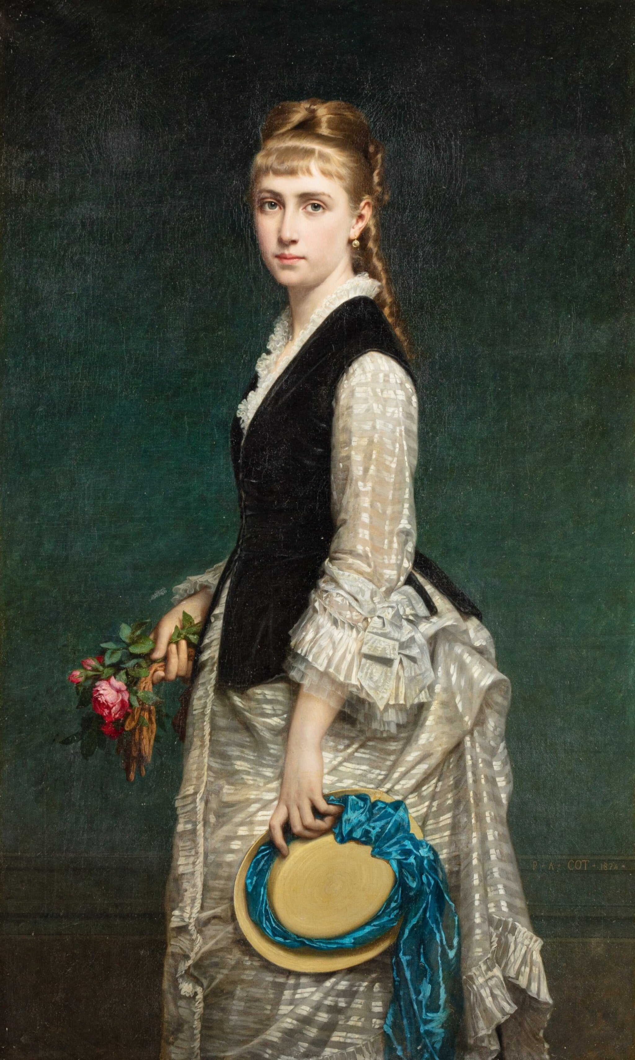 Portrait d'Alice Heine, duchesse de Richelieu, princesse de Monaco - Pierre Auguste Cot