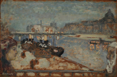Reproduction du tableau « Les quais de Paris - Pierre Bonnard » par Alpha Reproduction en peinture à l’huile