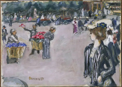 Reproduction du tableau « Mouvement de la rue - Pierre Bonnard » par Alpha Reproduction en peinture à l’huile