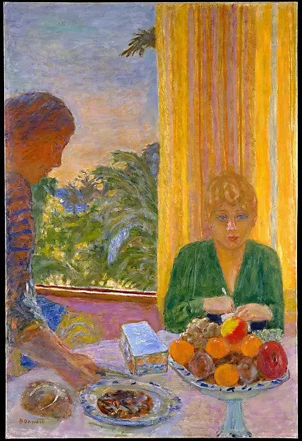 Reproduction du tableau « La Blouse verte - Pierre Bonnard » par Alpha Reproduction en peinture à l’huile