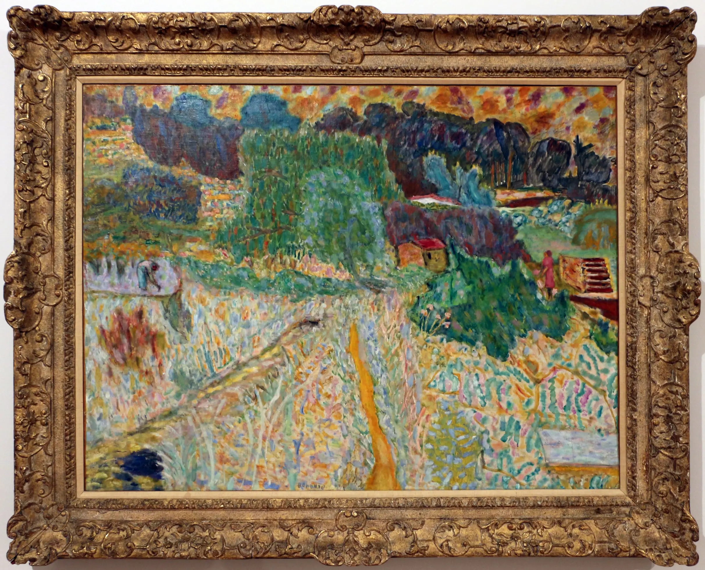 Reproduction du tableau « Vue depuis l'atelier de l'artiste, Le Cannet - Pierre Bonnard » par Alpha Reproduction en peinture à l’huile