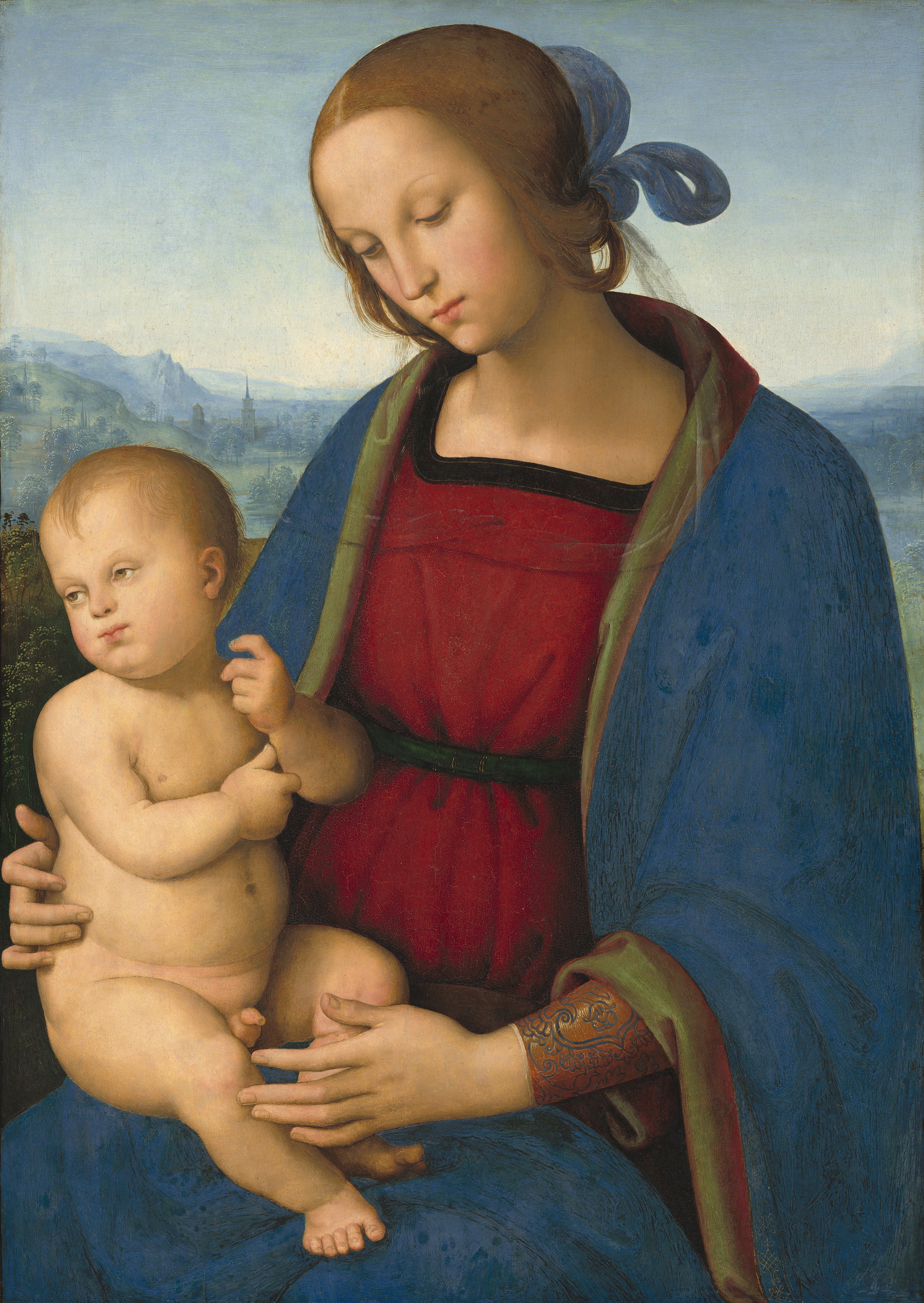 La Vierge à l'Enfant - Pietro Perugino