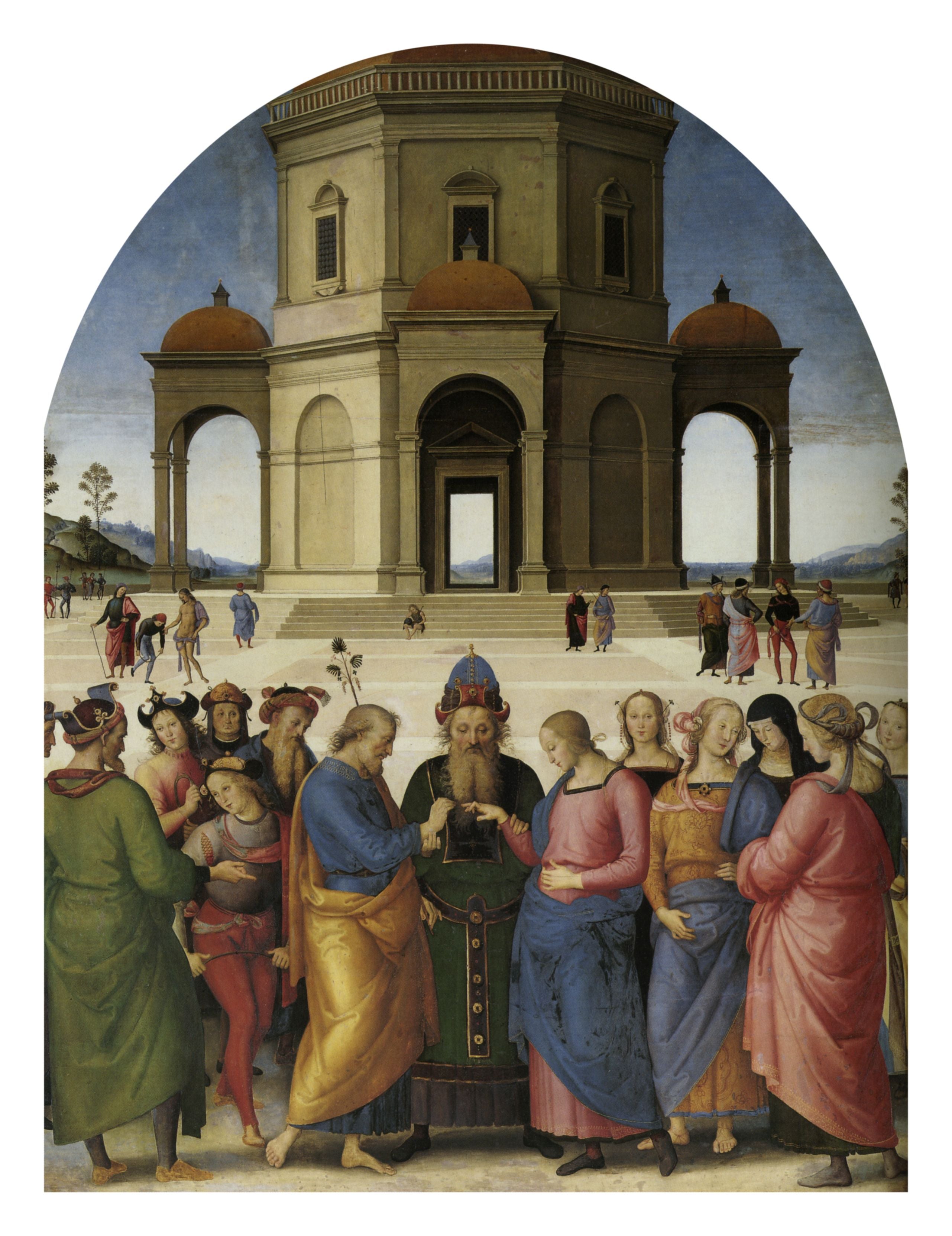 Le Mariage de la Vierge - Pietro Perugino