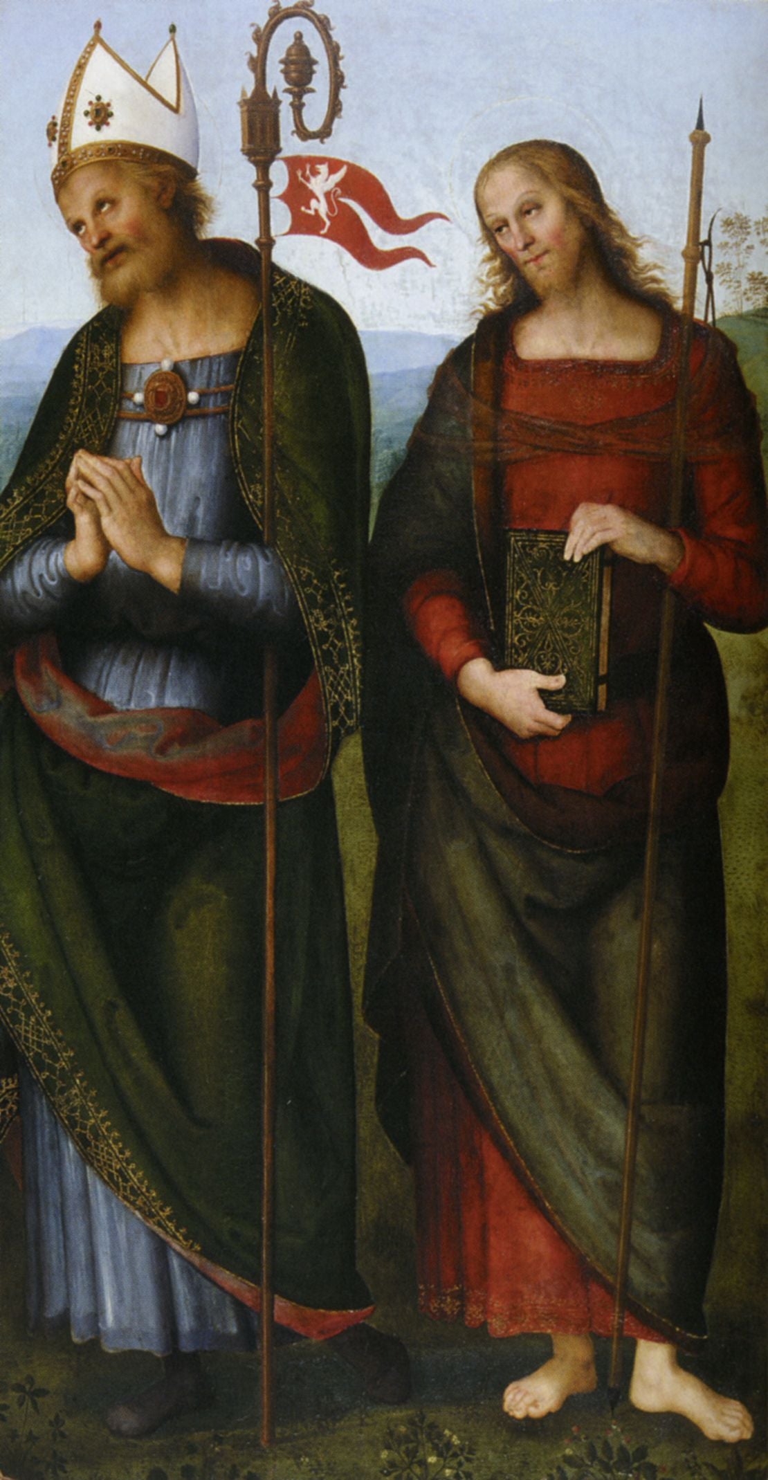 Saint Herculan et Saint Jacques le Majeur - Pietro Perugino