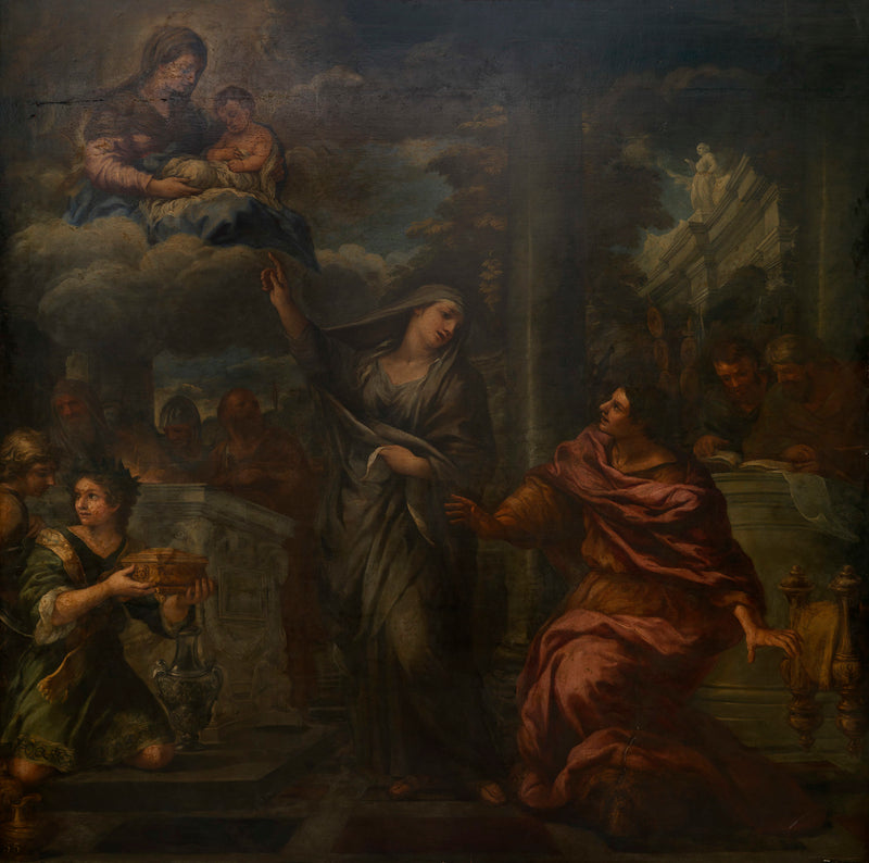 아우구스투스와 티부르티나 시빌 - 피에트로 다 코르토나