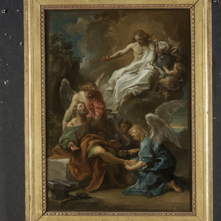 Le Christ apparaissant à saint Ampelius - Pompeo Batoni