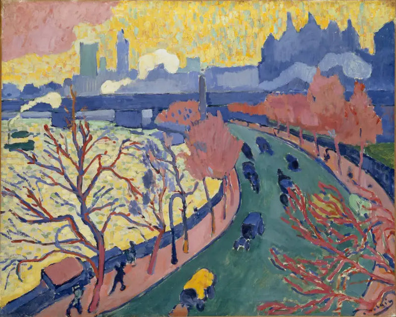 찰리 크로스 다리 - 앙리 데렌

Source:
pont de Charing Cross - André Derain