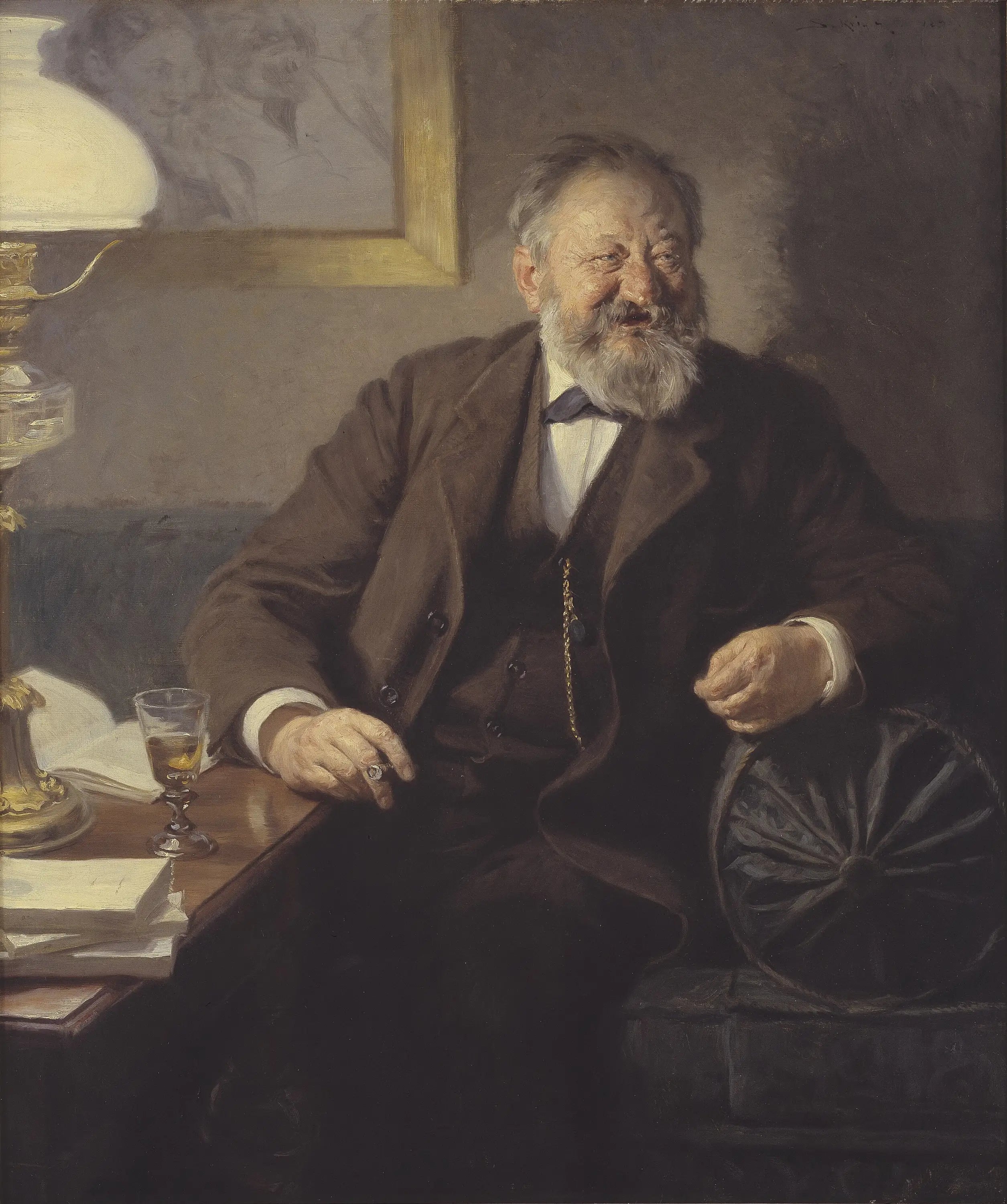 Portrait de Sophus Schandorph - Peder Severin Krøyer - Alpha Reproduction
