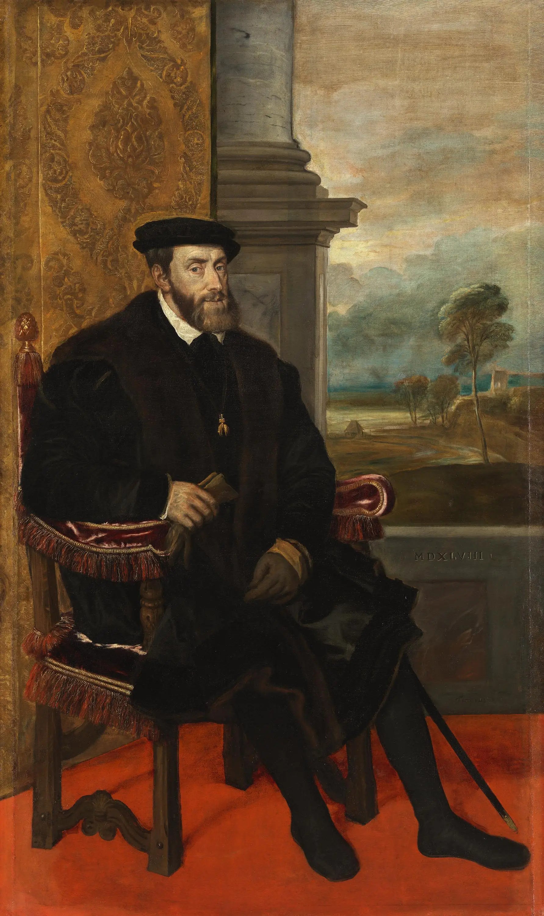 Portrait de Charles Quint - Titian - Alpha Reproduction