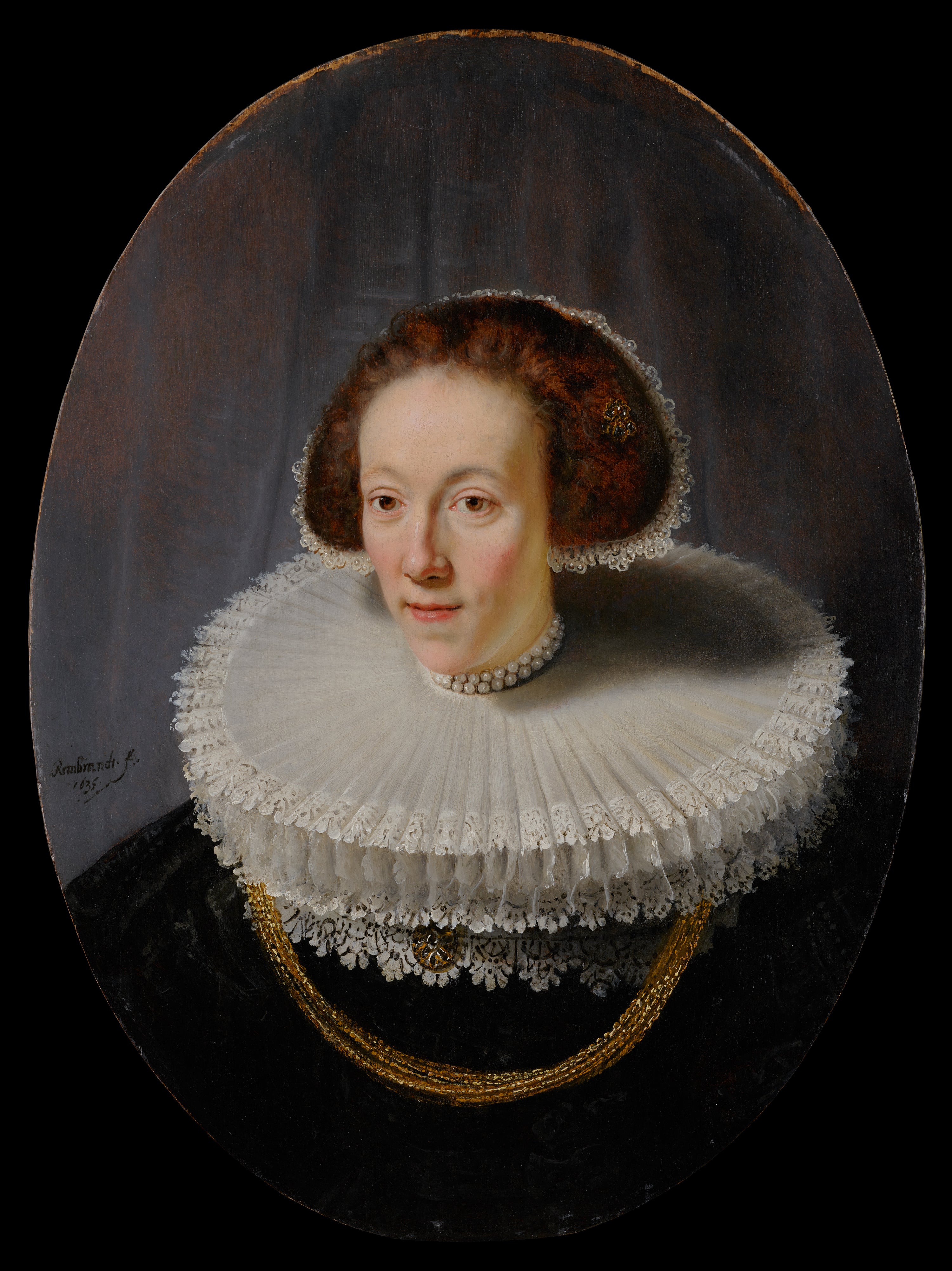 Reproduction du tableau « Portrait de Petronella Buys - Rembrandt » par Alpha Reproduction en peinture à l’huile