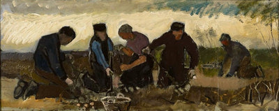 감자 수확 (다섯 자리 숫자) - Vincent van Gogh