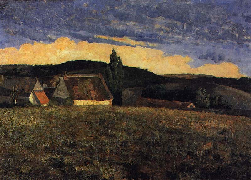 Paysage de Saint-Sauves - Henrique Pousão