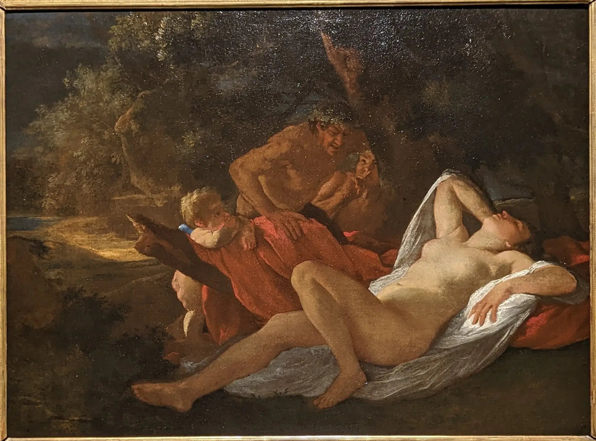 Vénus épiée par deux satyres - Nicolas Poussin - Alpha Reproduction