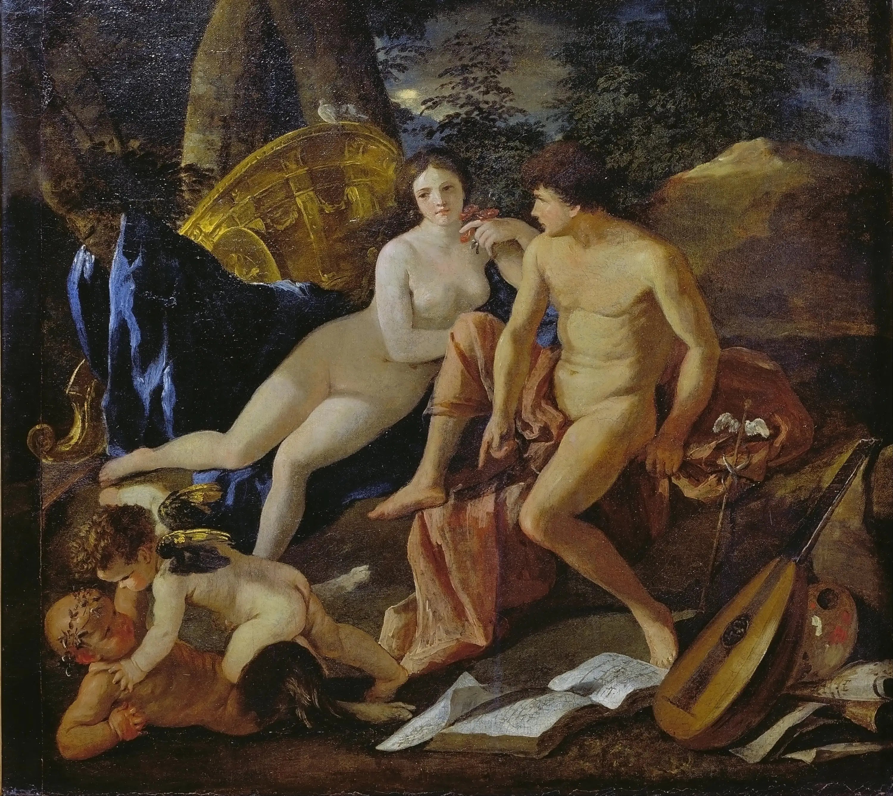 Vénus et Mercure - Nicolas Poussin - Alpha Reproduction