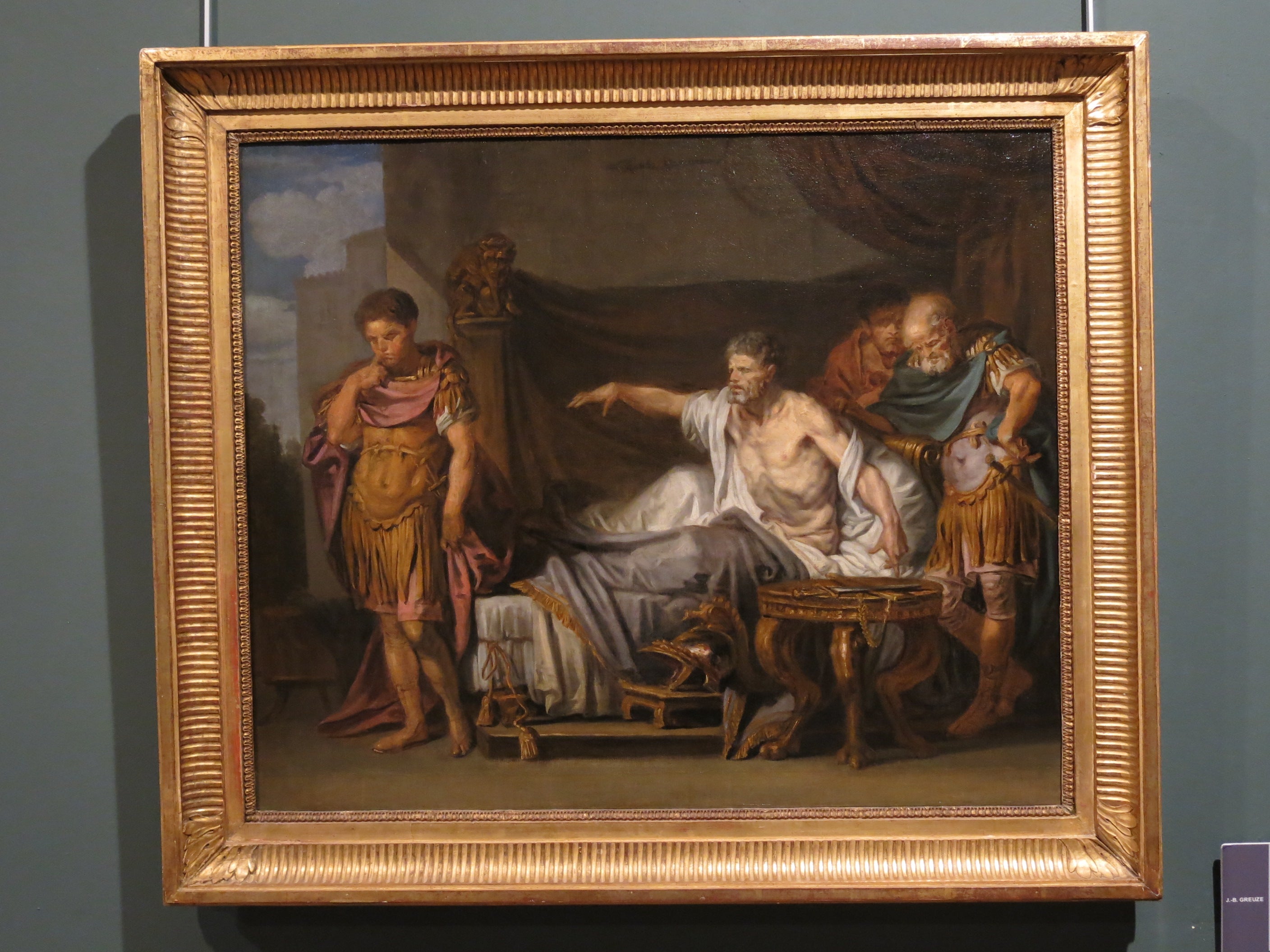 Étude pour Septime Sévère et Caracalla - Jean-Baptiste Greuze