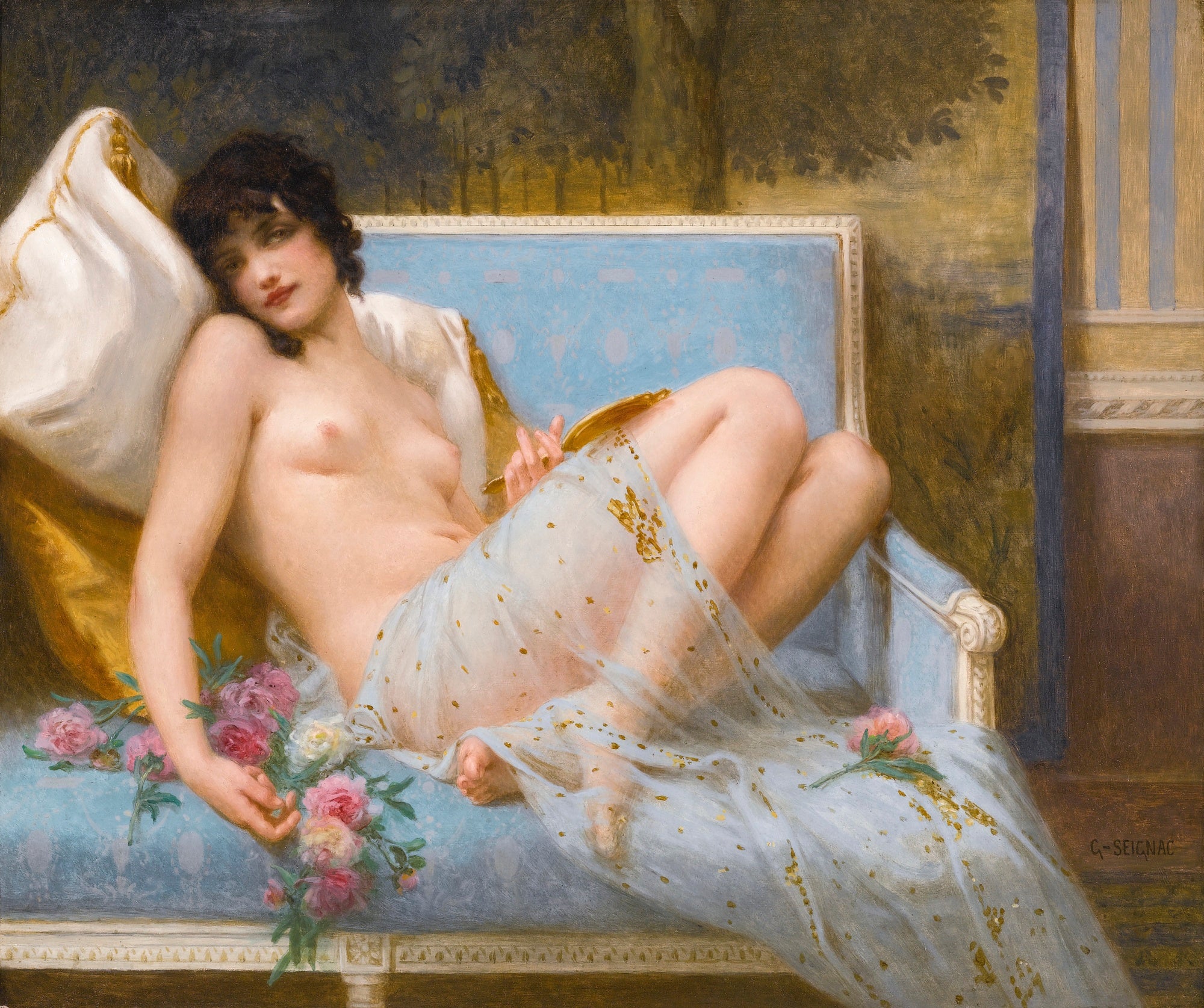 Odalisque couchée - Guillaume Seignac