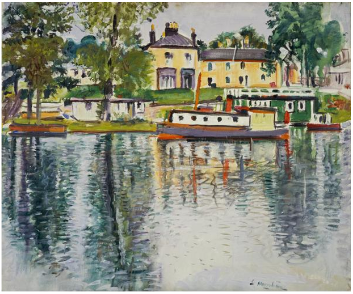 Reflets à Balloch, Leslie Hunter, 1929, peinture à l’huile