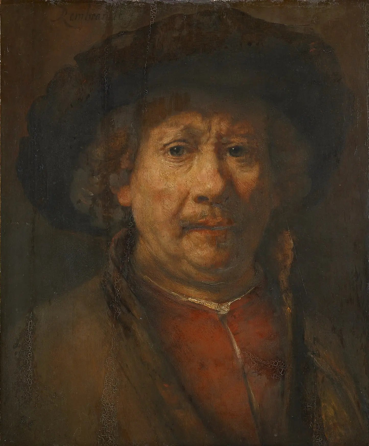 Reproduction du tableau « Autoportrait - Rembrandt » par Alpha Reproduction en peinture à l’huile