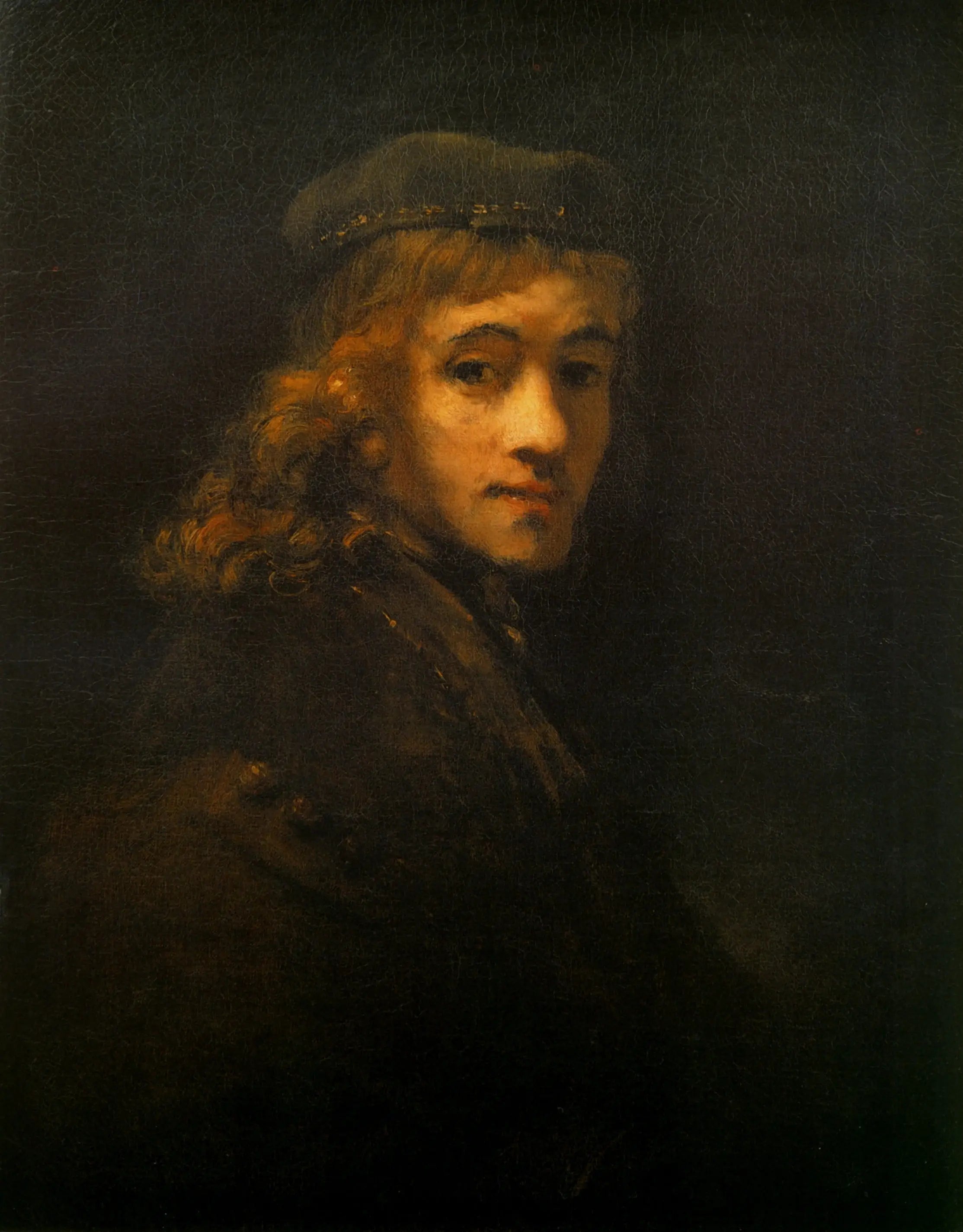 Reproduction du tableau « Titus van Rijn - Rembrandt » par Alpha Reproduction en peinture à l’huile
