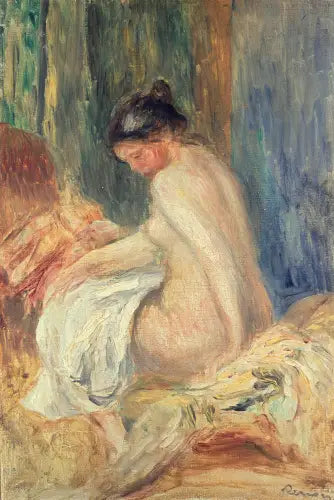 Reproduction du tableau « La Baigneuse - Pierre-Auguste Renoir » par Alpha Reproduction en peinture à l’huile