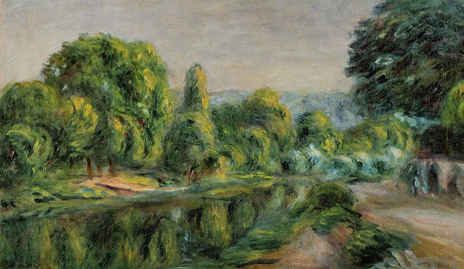 Reproduction du tableau « Le Bras vif à Croissy - Pierre-Auguste Renoir » par Alpha Reproduction en peinture à l’huile