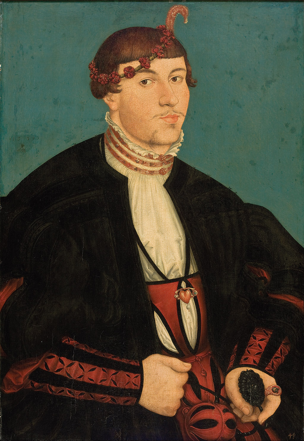 Portrait d'un jeune noble de la famille Rava - Lucas Cranach the Elder
