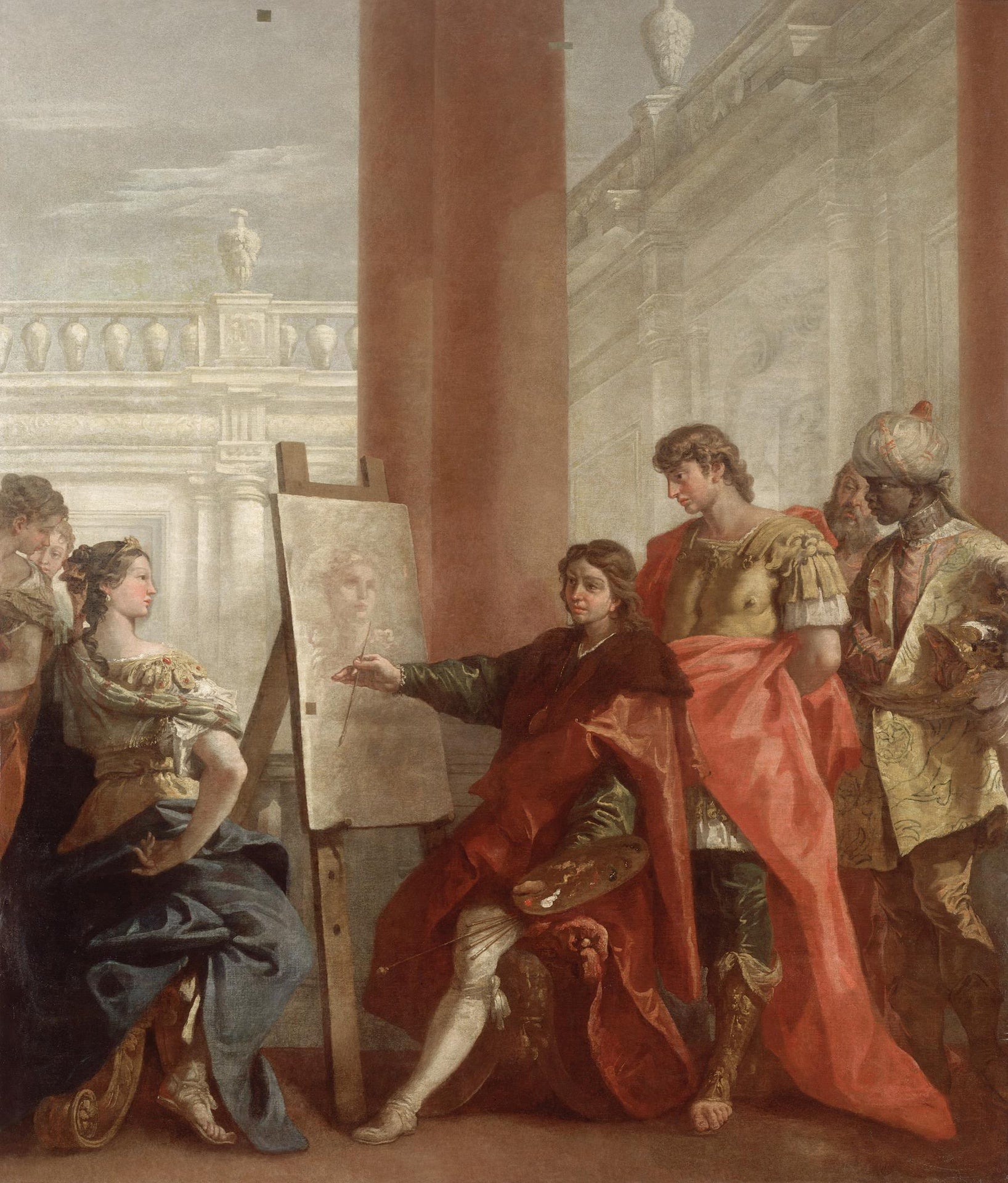 Apelles peint Campaspa - Sebastiano Ricci