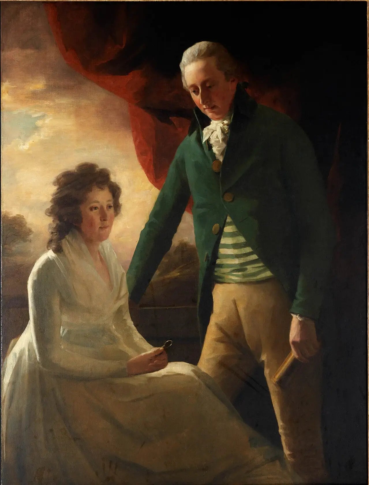 Robert Colt d’Auldhame député et son épouse Grizel - Henry Raeburn - Alpha Reproduction