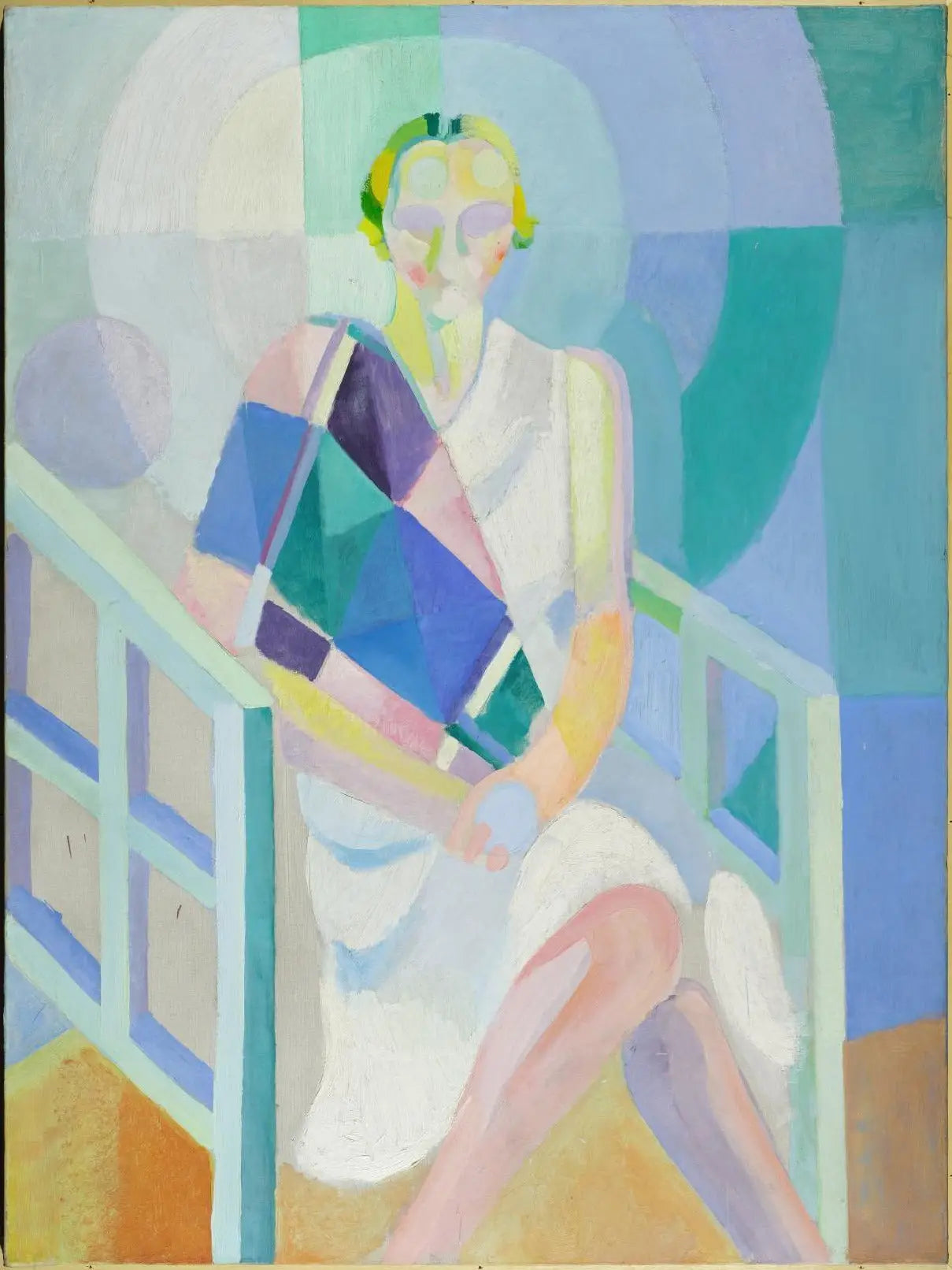 Reproduction du tableau « Portrait de Madame Heim - Robert Delaunay » par Alpha Reproduction en peinture à l’huile