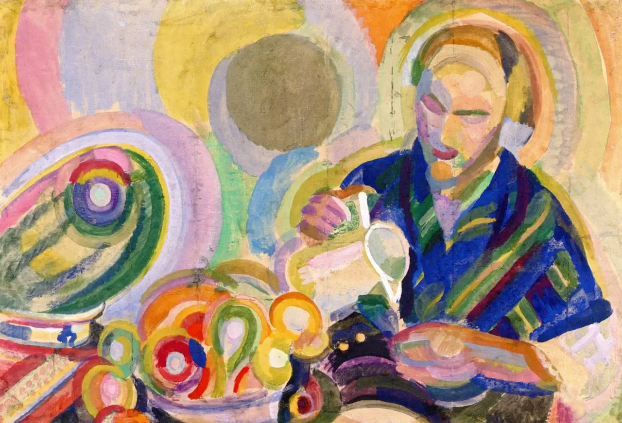 Reproduction du tableau « Nature morte portugaise - Robert Delaunay » par Alpha Reproduction en peinture à l’huile